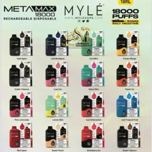 Myle Meta Max 18000 Puffs Disposable Vape