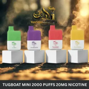 Tugboat Mini 2000 Puffs 20mg Nicotine None Rechargeable